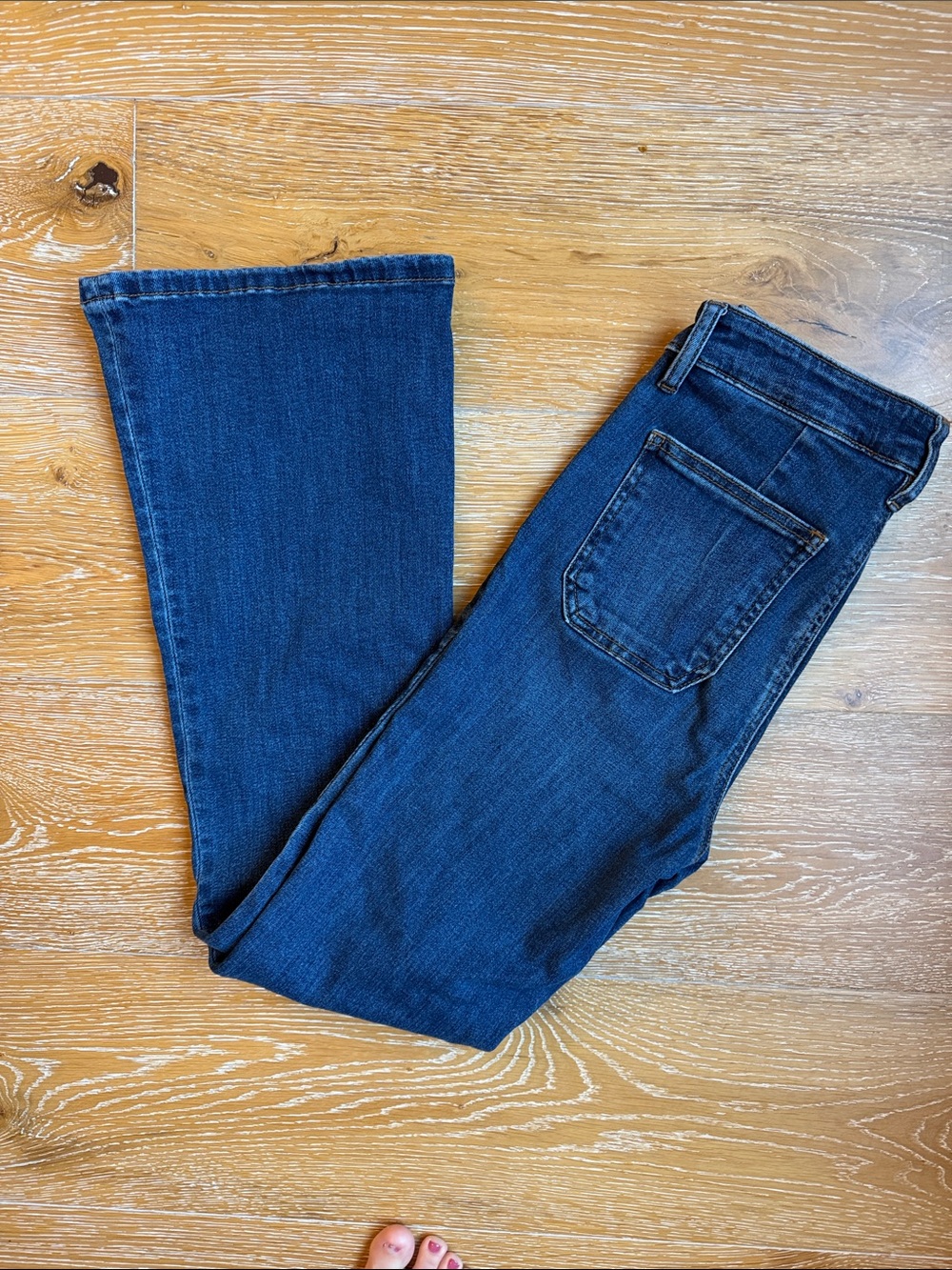 Kut from the Kloth Deep Indigo Wide Leg Jeans